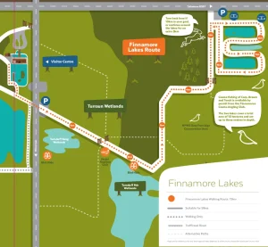 Finnemore Lakes Trail Map, this link opens in a new tab