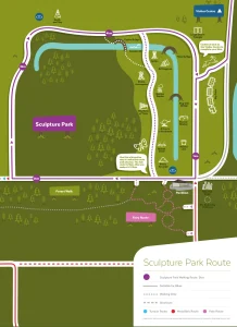 Sculpture Trail Map, this link opens in a new tab.